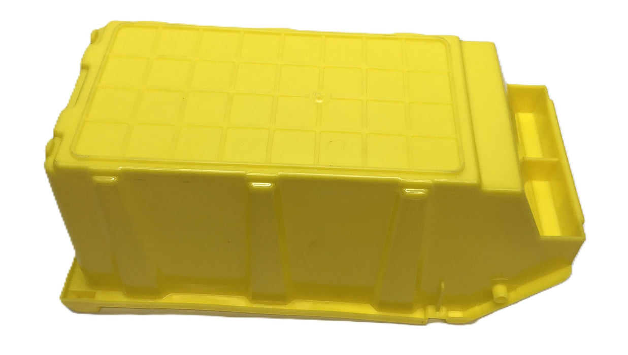 Unbranded Approx 15-1/2x7-1/2x6-5/8" Nestable Yellow Bins [Lot of 12] Used