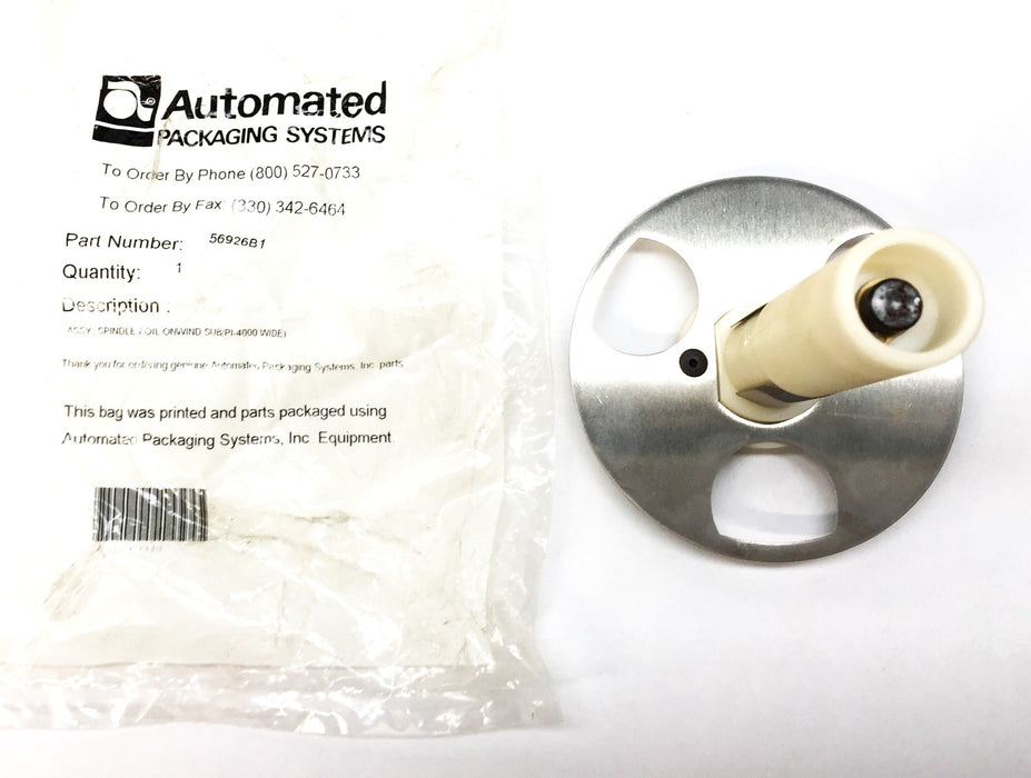 Automated Packaging Systems PI-4000 Wide Spindle Foil Drive Assembly 56926B1 NOS