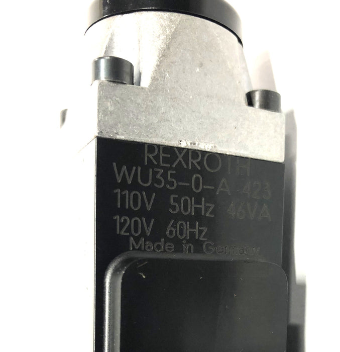 Rexroth Directional Solenoid Valve Assembly 4WE6E52/AW110-50/60N9DA NOS