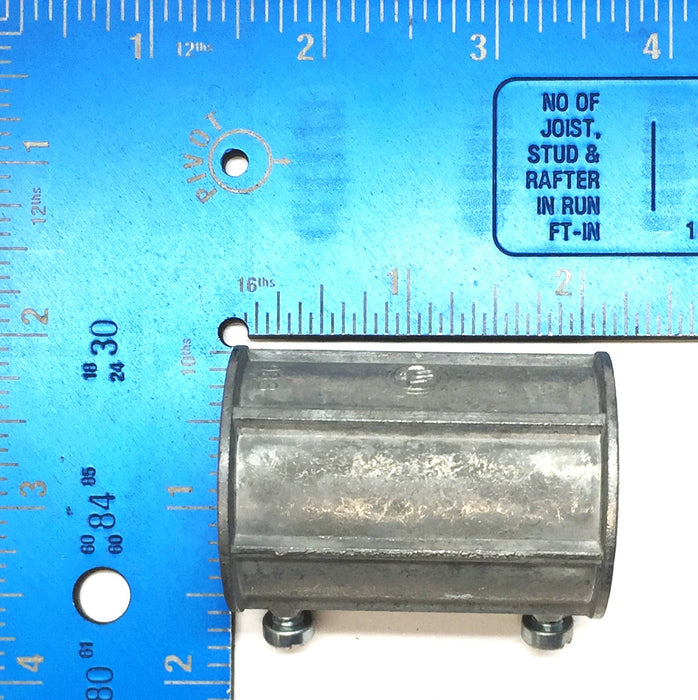 Unbranded 1.16" x 2" Set-Screw Coupling Conduit 933 [Lot of 16] NOS