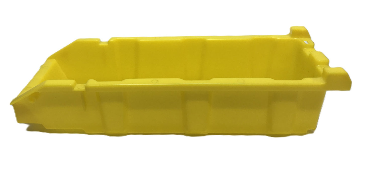 Unbranded Approx 15-1/2 x 6 x 3-3/4" Nestable Yellow Bins [Lot of 15] Used