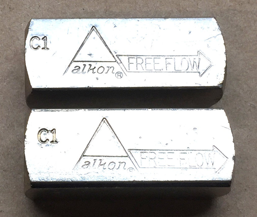 Alkon S/S Flow Control Regulator Check Valve C1 3/8" FNPT [Lot of 2] NOS