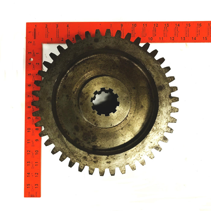 Unbranded Cast Iron Spur Gear with Spur Bore NOS