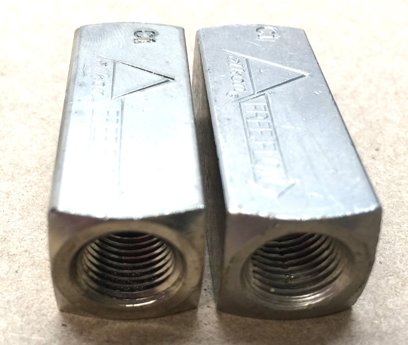 Alkon S/S Flow Control Regulator Check Valve C1 3/8" FNPT [Lot of 2] NOS