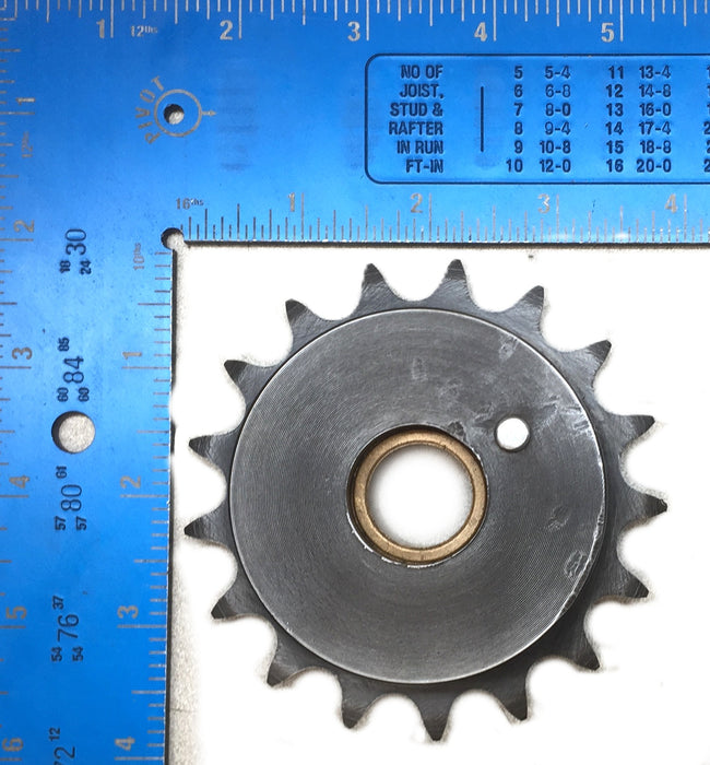 Martin 1" Blank Bore 17-Tooth Roller Chain Sprocket 50B17 USED