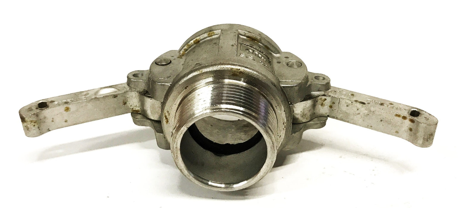 Civacon SS-316 Twin-Kam Hose Coupling 1-1/4-2-1/2 USED