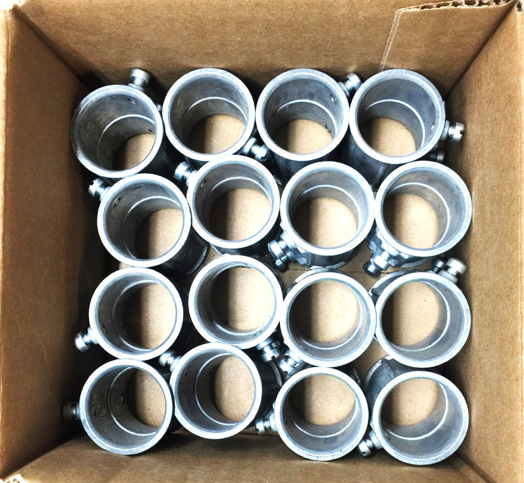 Unbranded 1.16" x 2" Set-Screw Coupling Conduit 933 [Lot of 16] NOS