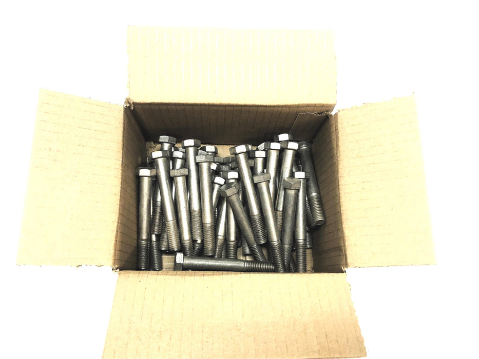 Unbranded 1/2"-13 x 4" Stainless Steel Hex Head Cap Screw [Lot of 48] NOS