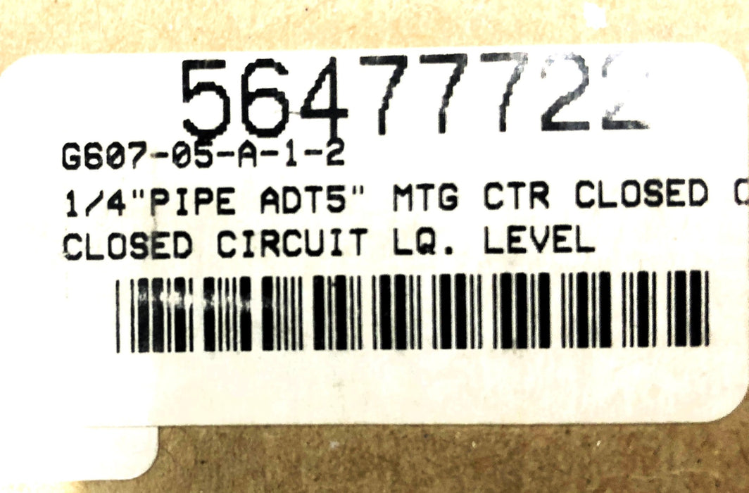 LDI Industries 1/4 inch Pipe ADT5 MTG CTR Closed Circuit G607-05-A-1-2 NOS