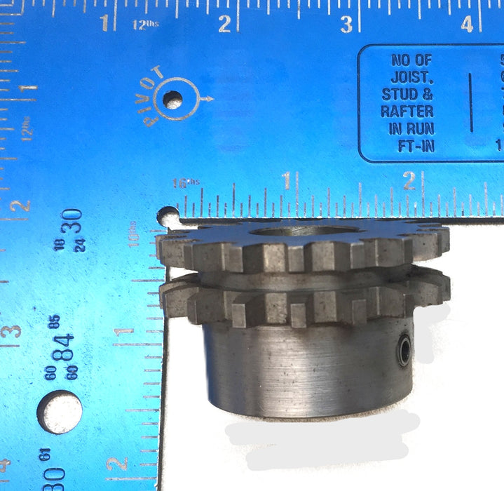 National Double-Roller Chain Sprocket 143368A-17T NOS