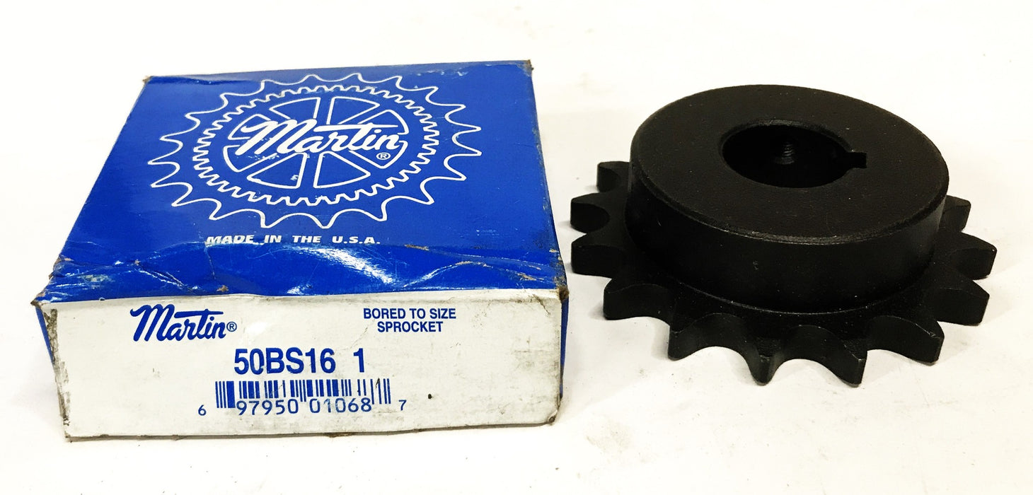 Martin 16-Tooth Sprocket with 1 inch Bore 50BS16-1 [Lot of 3] NOS