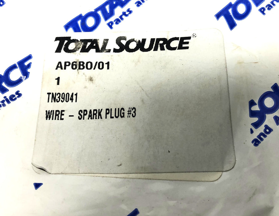 Total Source Spark Plug Wire #3 TN39041 NOS