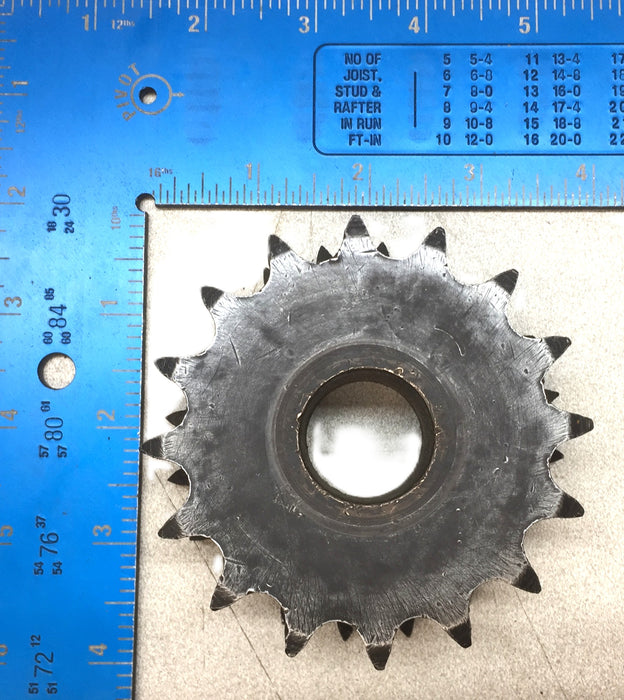 Rex Double-Roller Chain Sprocket W40A20 with 1" Bore USED