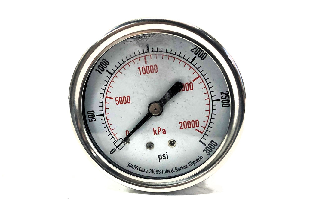 Unbranded 3000 PSI Pressure Gauge 4CFU5A NOS