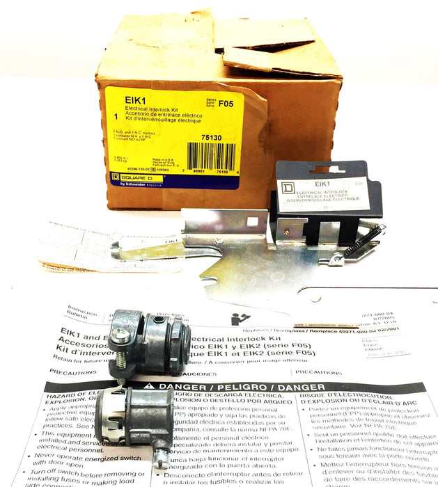 Square D Electrical Interlock with Bracket EIK1 Series 5 NOS