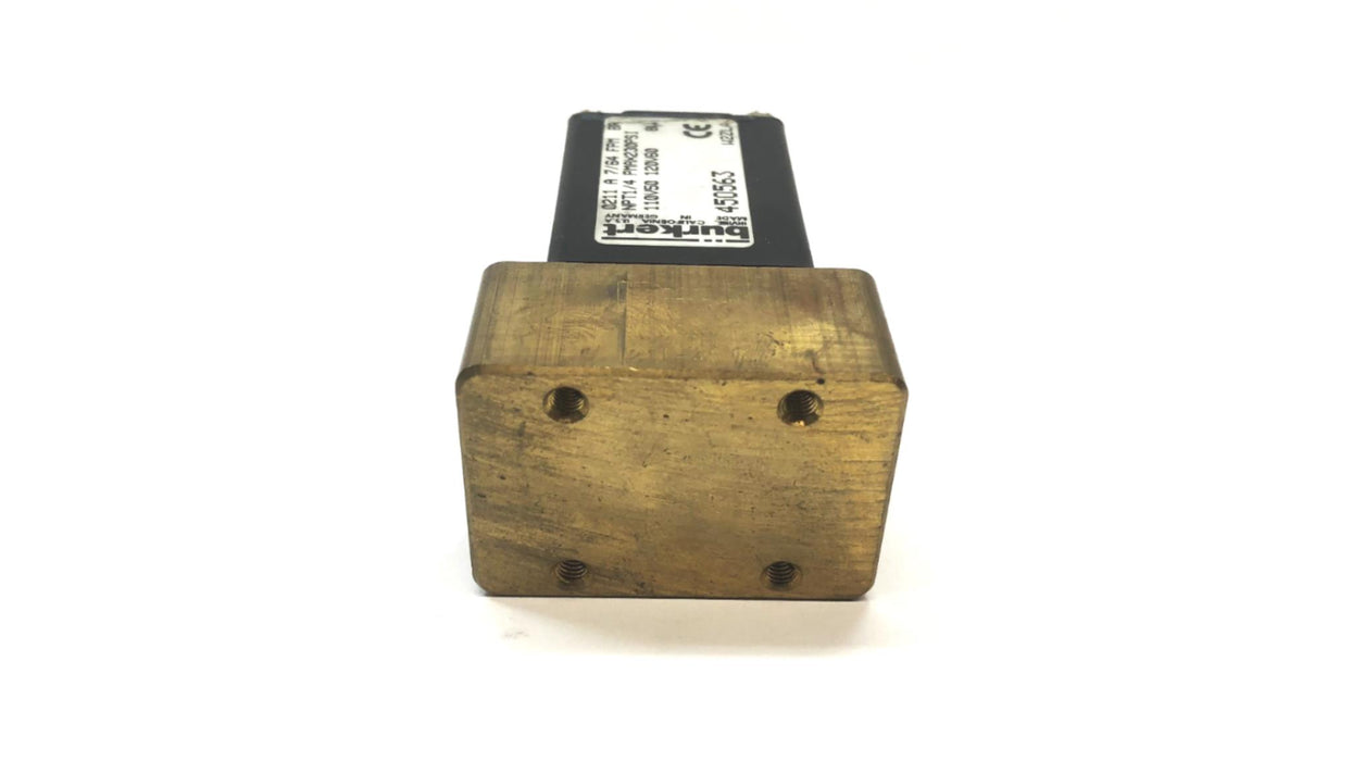 Burkert 1/4 NPT Solenoid Valve 450563 NOS