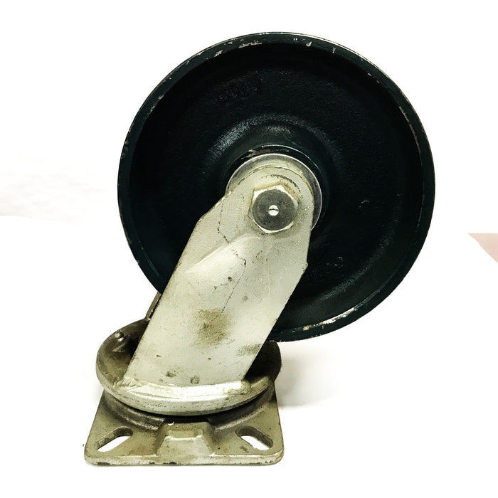 Colson Cast Iron 8 inch x 3 inch Caster Wheel Assembly 54000X11 USED
