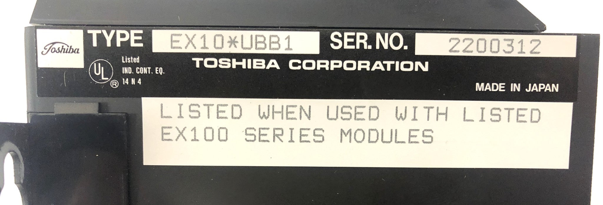 Toshiba Module/Rack EX10-UBB1 NOS