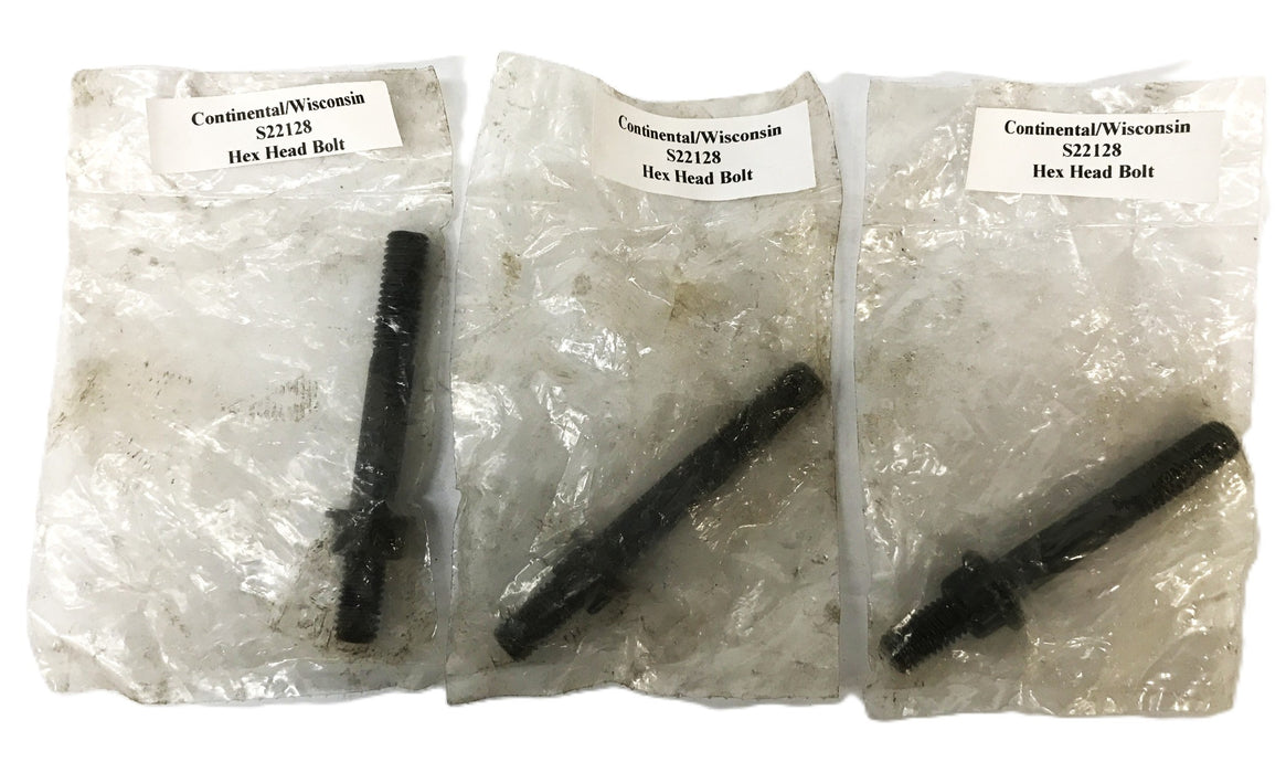 Total Source Forklift Hex Head Bolt X22128 [Lot of 3] NOS