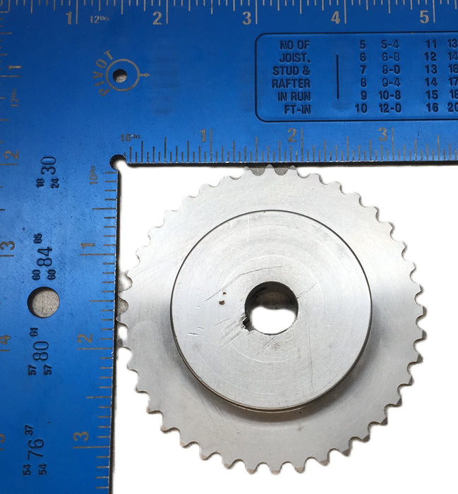 Linn Stainless Steel Roller Chain Sprocket with 1" Bore w/Keyway 25L40SS USED