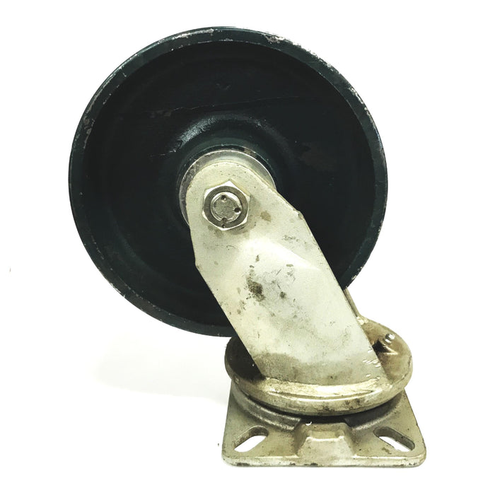 Colson Cast Iron 8 inch x 3 inch Caster Wheel Assembly 54000X11 USED