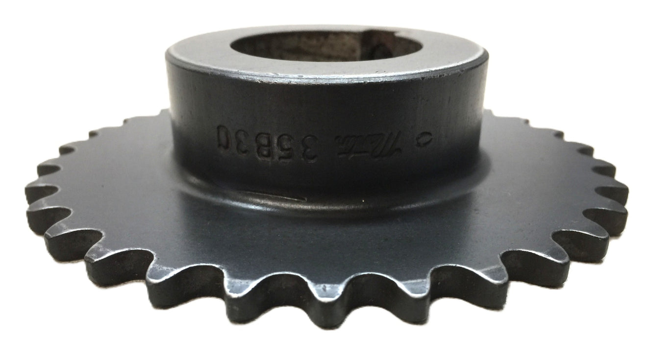 Martin Single Roller Chain Sprocket with 1.18" Bore with Keyway 35B30 USED