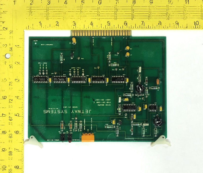 Jetway Systems Sync Board 2911298/2911297 USED