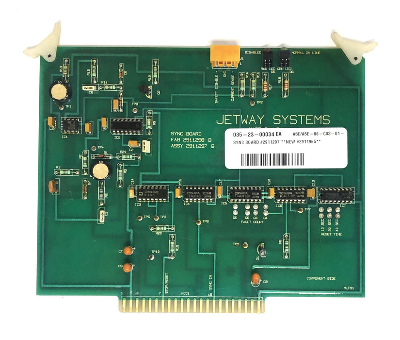 Jetway Systems Sync Board 2911298-B/2911297-B USED