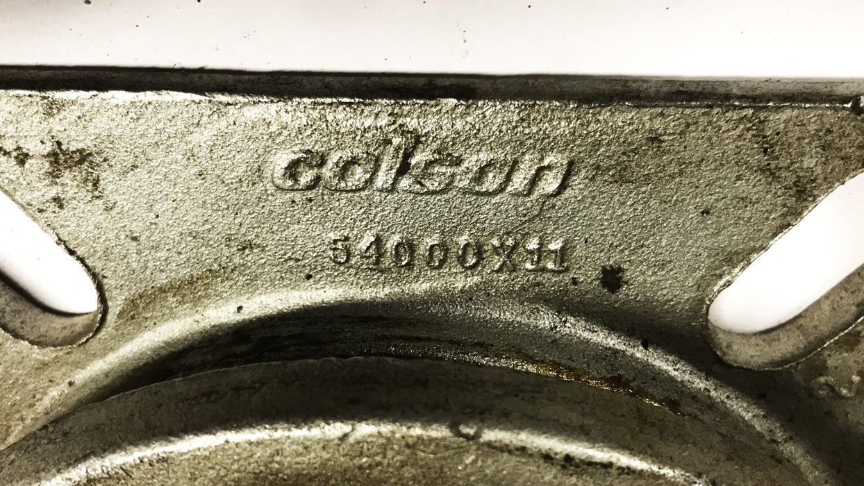 Colson Cast Iron 8 inch x 3 inch Caster Wheel Assembly 54000X11 USED