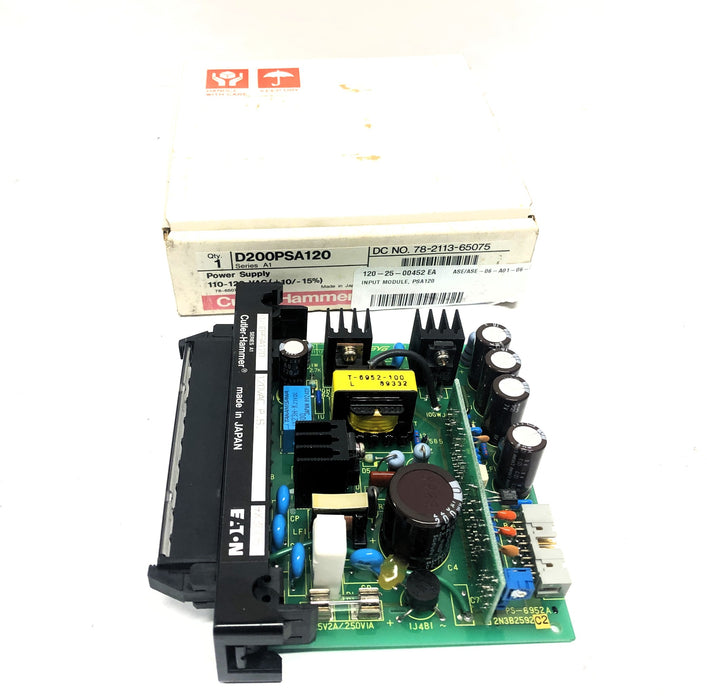 Eaton Cutler-Hammer Series A1 Input Module D200PSA120 NOS