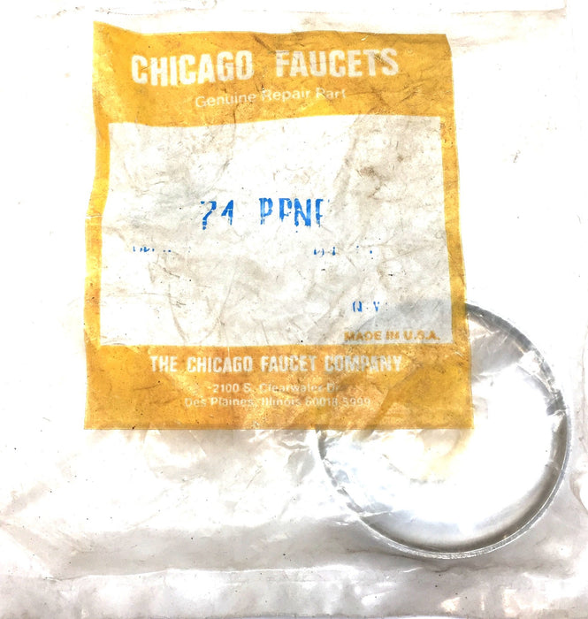 Chicago Faucets Polished Chrome Flange Kit (3pcs) 74PPNF NOS