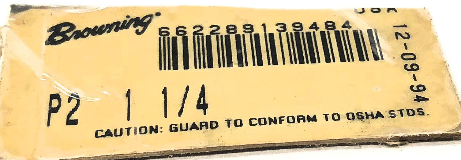 Browning 1-1/4" Bore Split Taper Bushing W/ Hardware P2 1-1/4 NOS