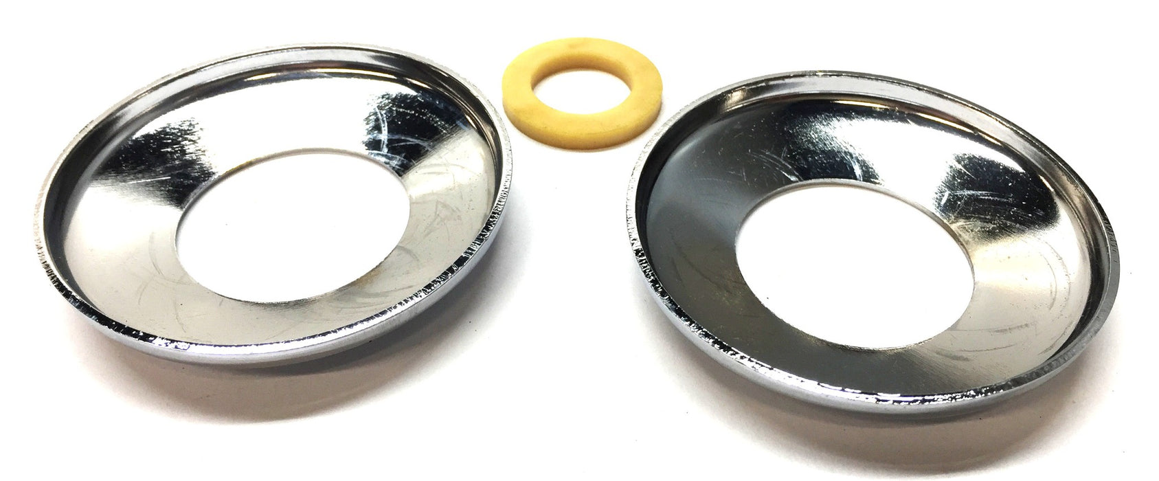 Chicago Faucets Polished Chrome Flange Kit (3pcs) 74PPNF NOS