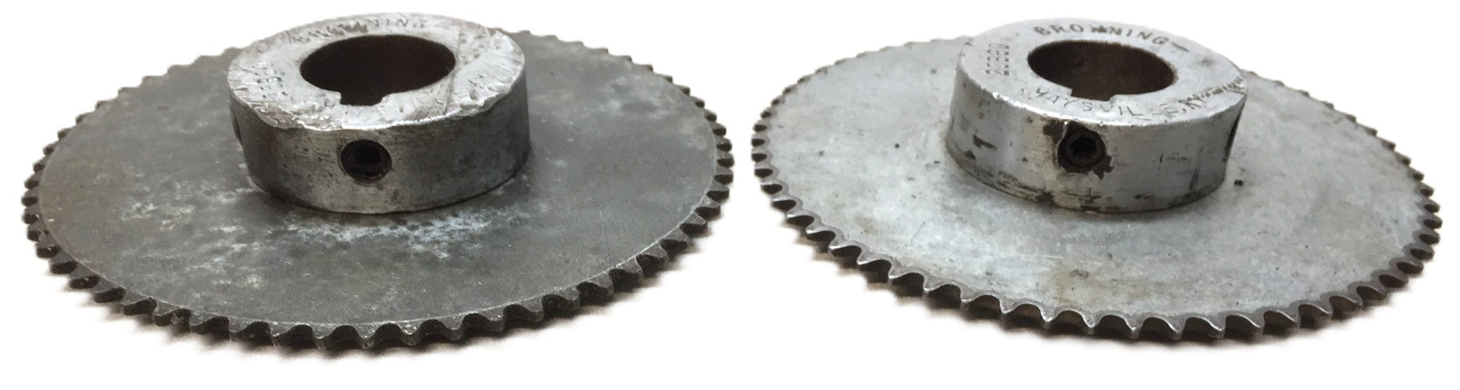 Browning Roller Chain Sprocket with 1" Bore and Keyway 25B60 [Lot of 2] USED