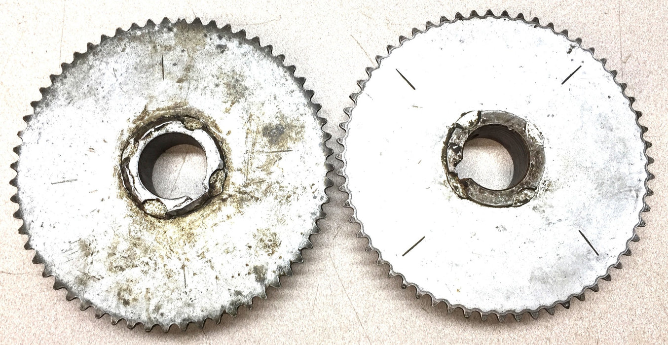 Browning Roller Chain Sprocket with 1" Bore and Keyway 25B60 [Lot of 2] USED