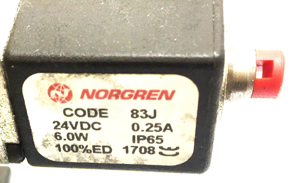 Norgren Pneumatic Lockout Valve Assembly P74C-NAD-PPA (83J) USED