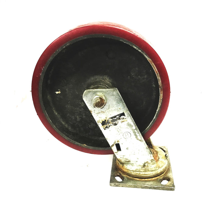 Hamilton 8 inch x 2 inch Caster Wheel Assembly with Brake 8X2WB USED