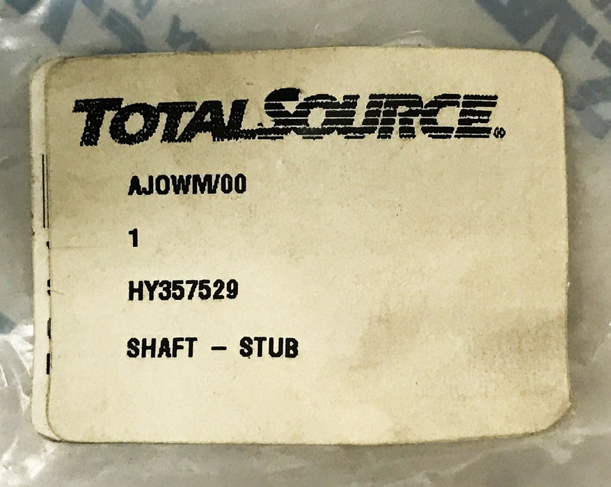 Total Source Forklift Hyster Stub Shaft HY357529 NOS
