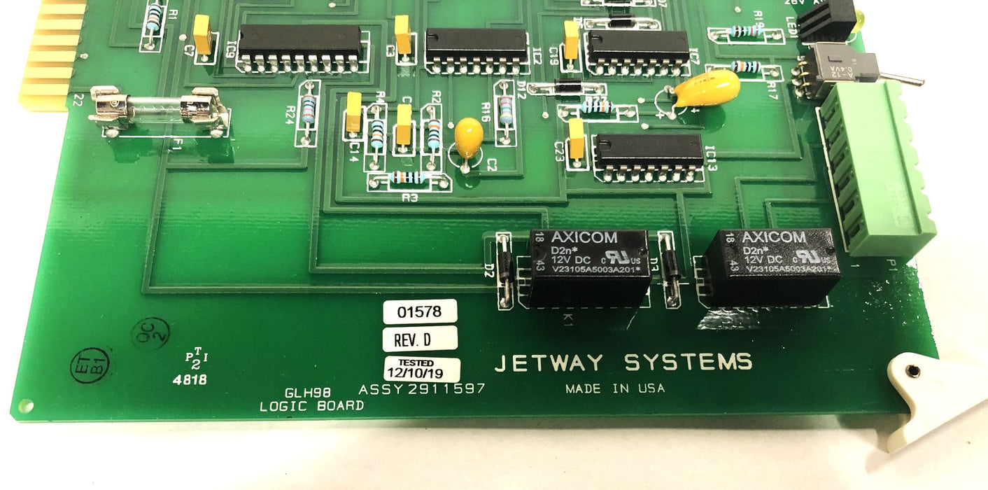 Jetway Systems GLH98 Logic Board 2911597 NOS