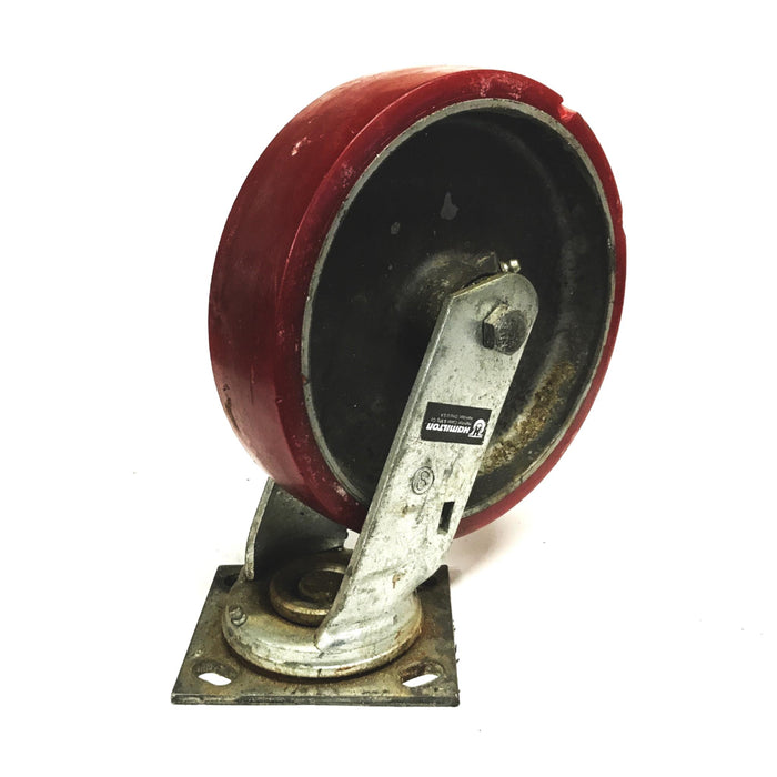 Hamilton 8 inch x 2 inch Caster Wheel Assembly 8X2WB USED
