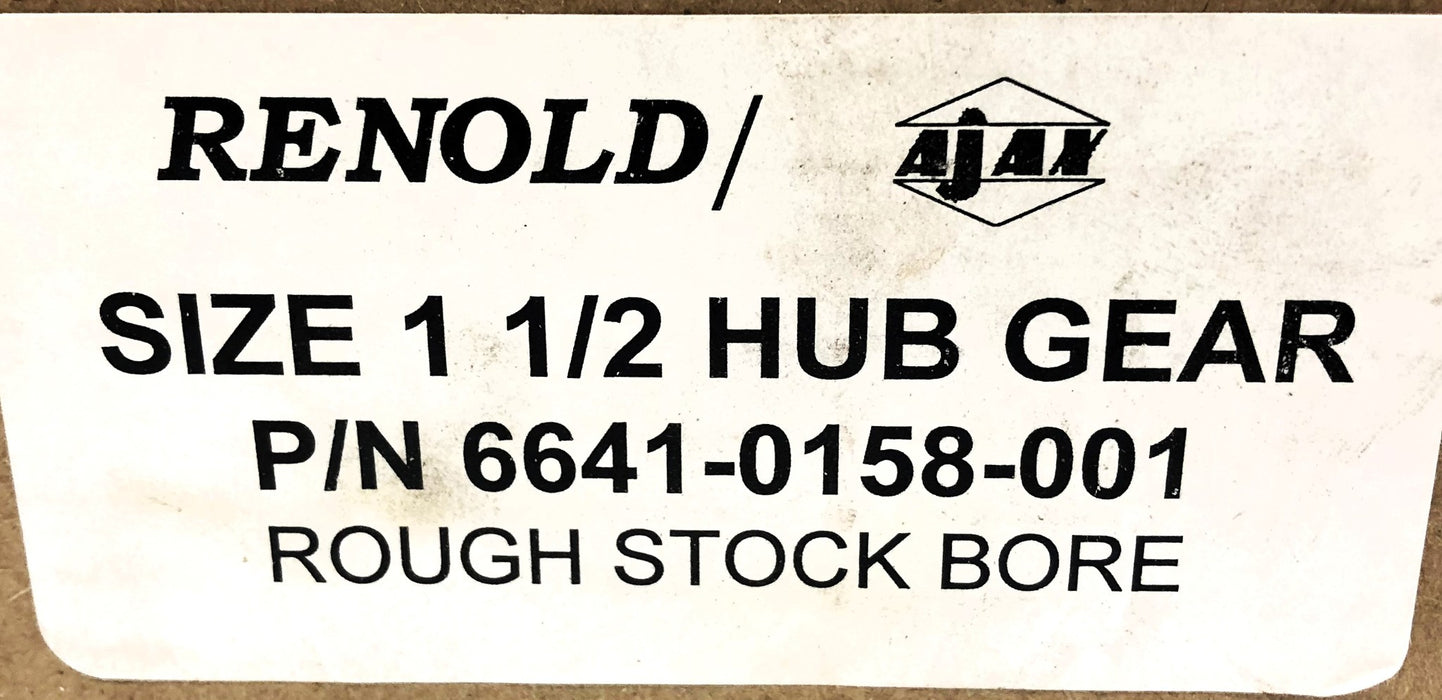 Renold/Ajax 1-1/2" Hub Gear 6641-0158-001 NOS