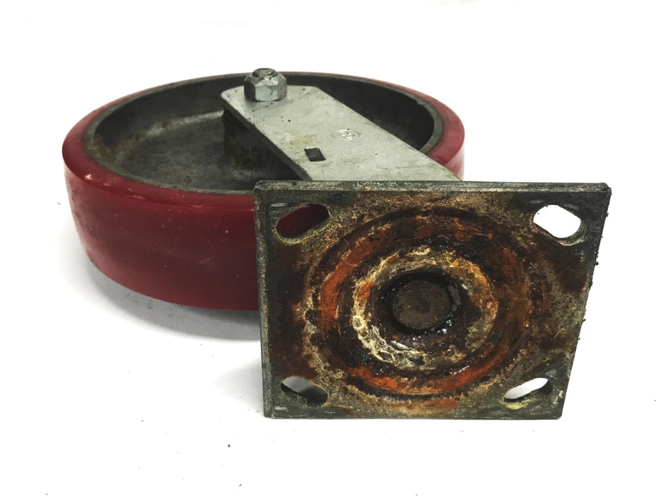 Hamilton 8 inch x 2 inch Caster Wheel Assembly 8X2WB USED