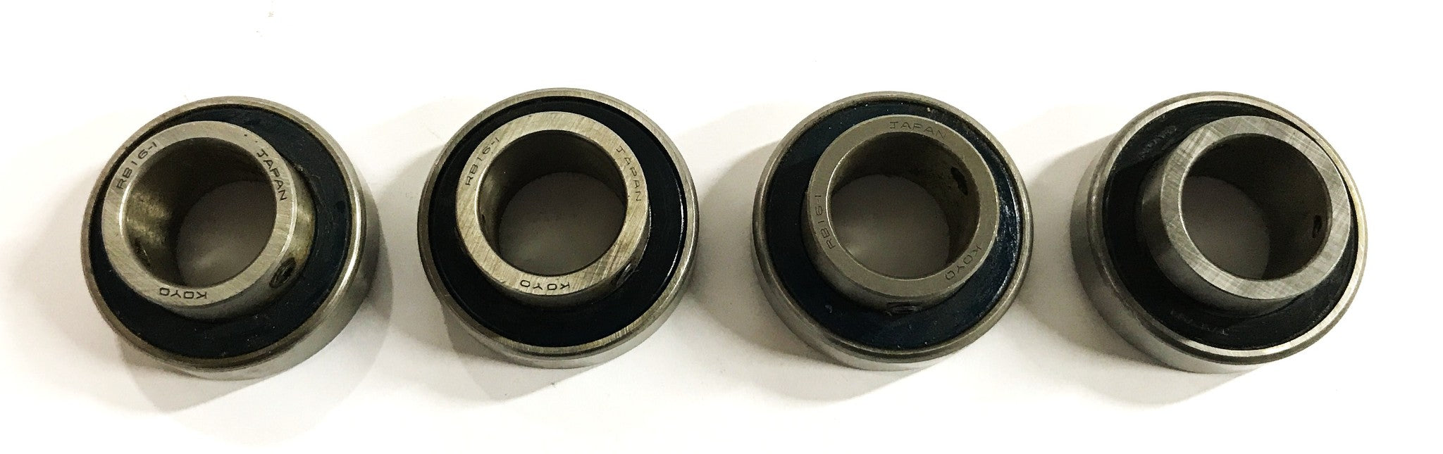 Koyo Rubber Shielded Insert Bearing without Collar RB16-1 [Lot of 4] NOS
