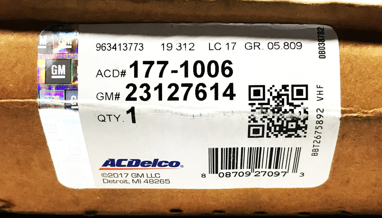ACDelco GM Front Disc Brake Rotor 177-1006 NOS