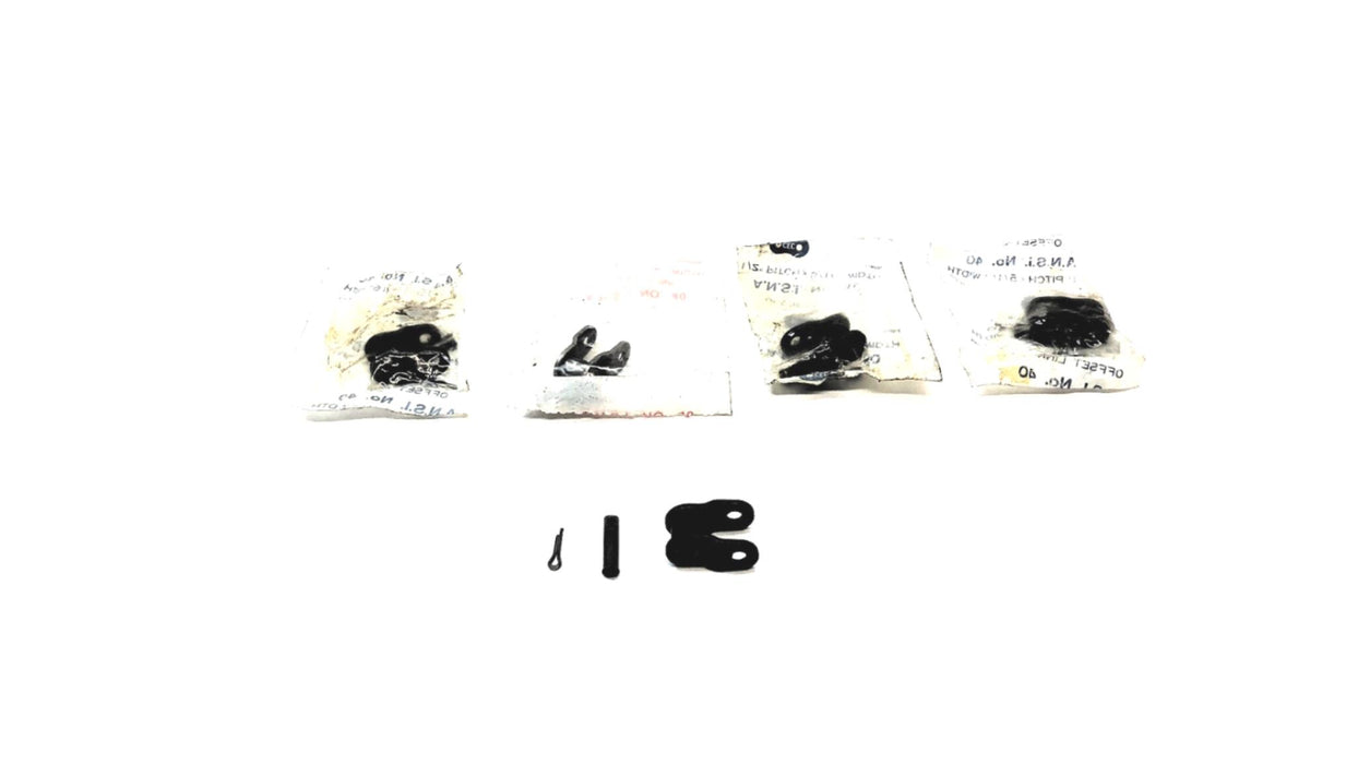 A.N.S.I 1/2" Pitch x  5/16" Width Offset Link #40 [Lot of 5] NOS