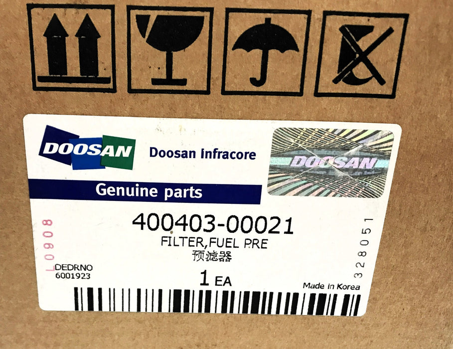 Doosan Fuel Filter 400403-00021 NOS