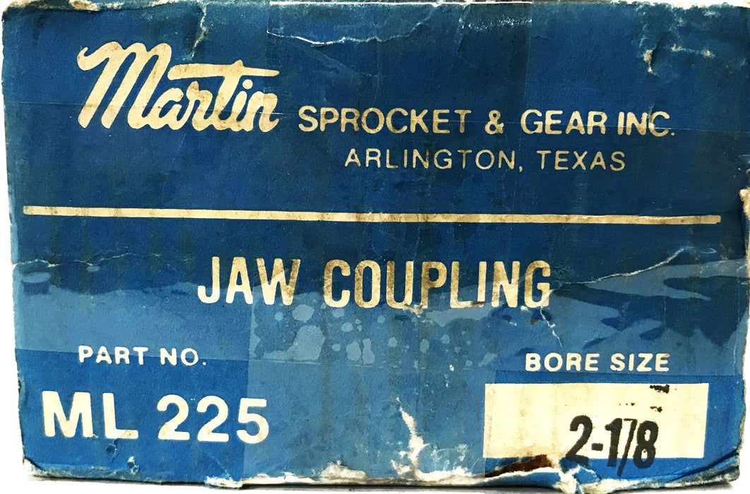 Martin Jaw Coupling Hub with 2-1/8 inch Bore ML225-2-1/8 NOS