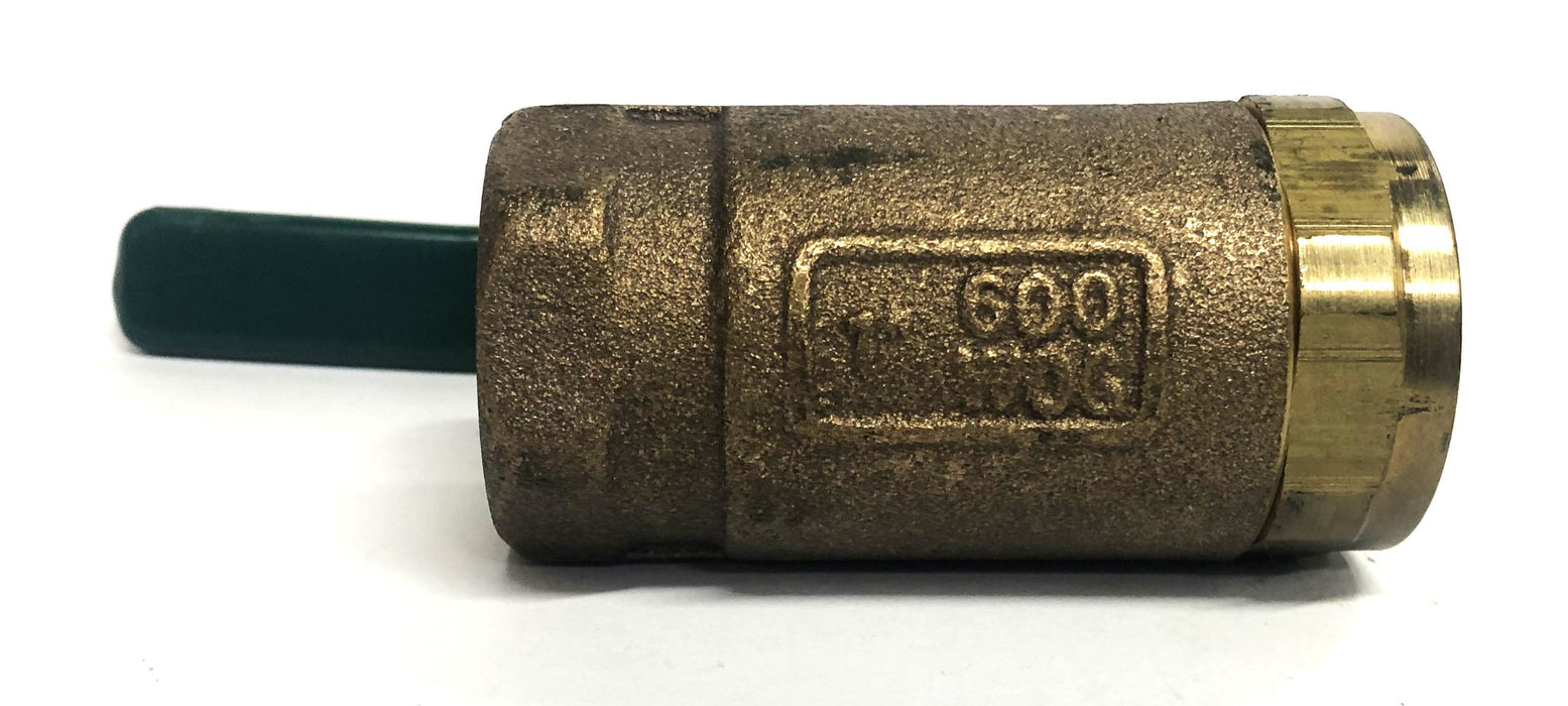 Watts Regulator 1 Inch Ball Valve 600 WOG [Lot of 2] NOS