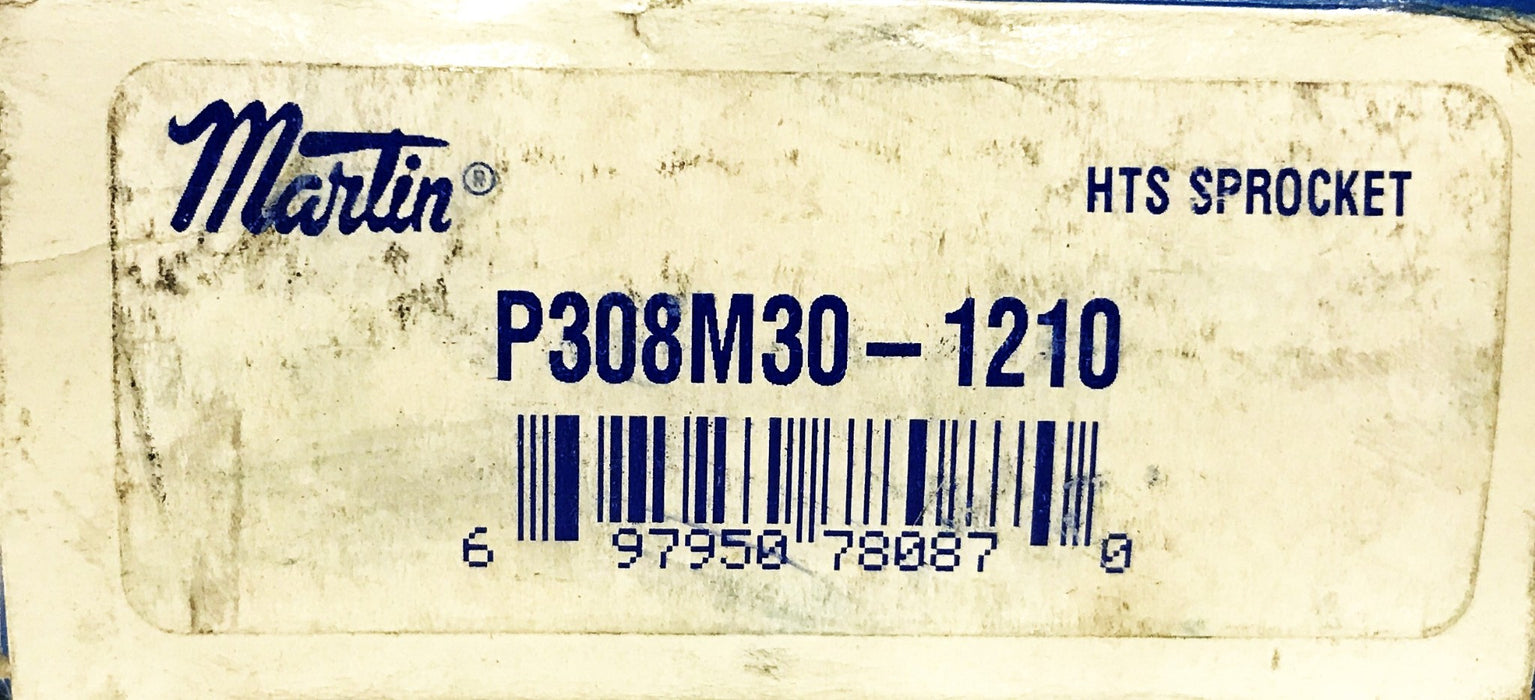 Martin High Torque Drive Belt Sprocket P308M30-1210 NOS