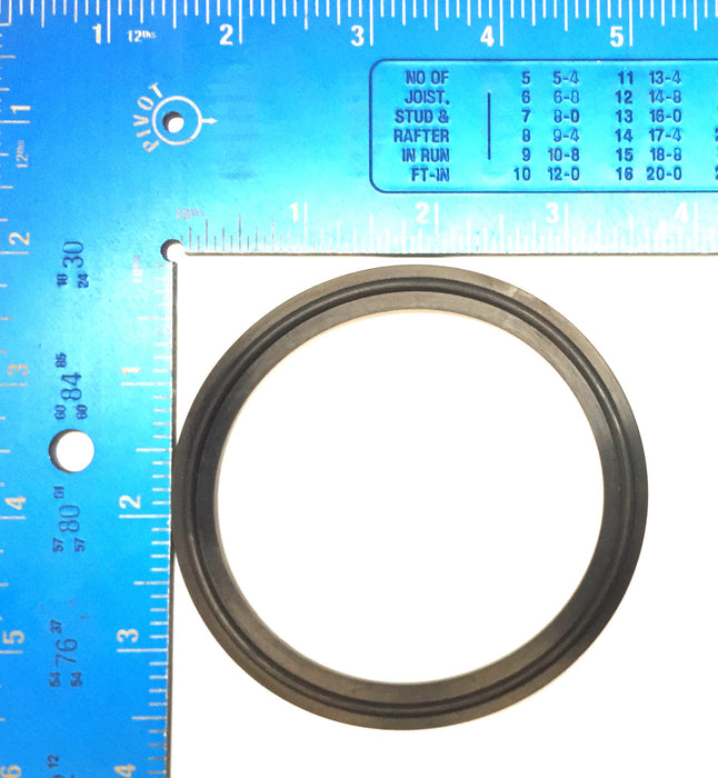 Tri-Clover 3-1/2" Standard Black Gasket 0-40MPU [Lot of 5] NOS